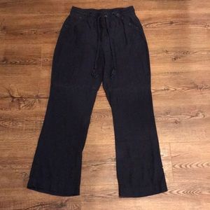 flowy navy blue pants in size small hardly worn